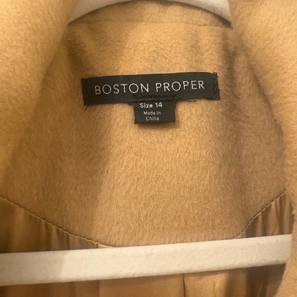 Boston Proper Camel Coat - Picture 7 of 7